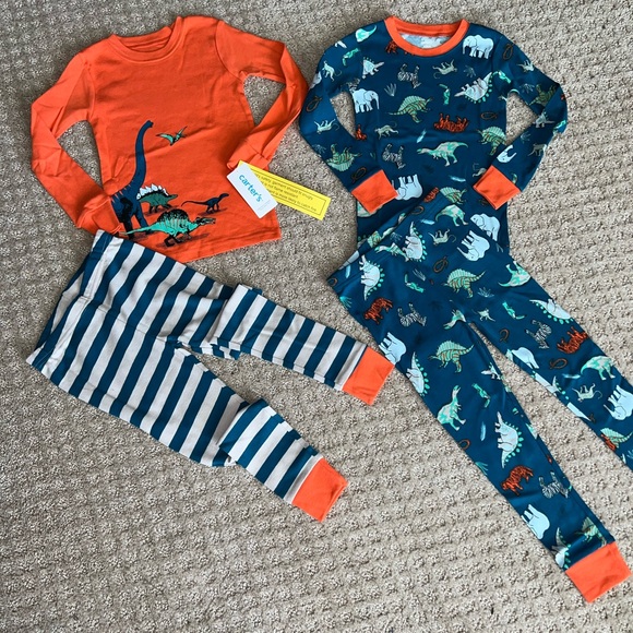 New Carters Dinosaur Print Pjs - Picture 8 of 13